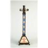 Image 1 : INTERESTING ARTS AND CRAFTS DECORATED TALL CANDLESTICK