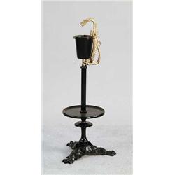 CAST IRON DRAGON FLOOR ASHTRAY