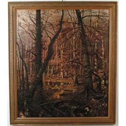 THOMAS CORWIN LINDSAY (American, 1839-1907) AUTUMN FOREST