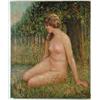 Image 1 : CLARENCE W. SNYDER (American, 1873-1948) “THE GIRL AND THE POOL”