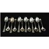 Image 1 : SET OF TWELVE DEMITASSE SPOONS BY TIFFANY & CO. “WAVE EDGE” PATTERN