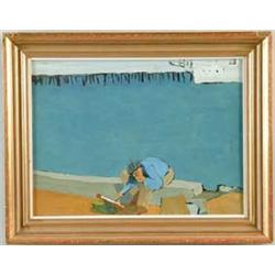 ATTRIBUTED TO FLETCHER MARTIN (American, 1904-1979) THE ARTIST