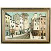 Image 1 : CHARLES LEVIER (American/French, 1920-) FRENCH STREET SCENE