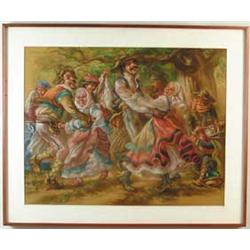 VIRGINIA DAN (American, 20th Century) “FROLIC”