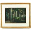 Image 1 : JULIUS ROLSHAVEN (American, 1858-1930) “VIEW OF THE ARCADE IN THE BOBILI GARDENS FLORENCE, ITALY”