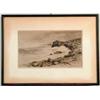 Image 1 : KERR EBY (American, 1889-1946) TWO ETCHINGS - “ISLE OF SHOALS” AND “WINTER WHEAT”