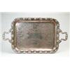 Image 1 : SILVER PLATED TWO HANDLED TRAY
