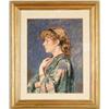 Image 1 : BENONI IRWIN (American, 1840-1896) PORTRAIT OF A YOUNG WOMAN