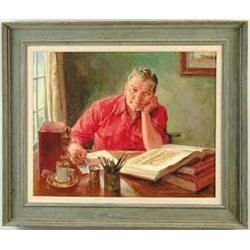 HAROLD ANDERSON (American, 1894-1973)  PORTRAIT OF CHARLES T. HAIGHT