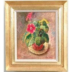 HERBERT MEYER (American, 1882-1960) STILL LIFE OF FLOWERS