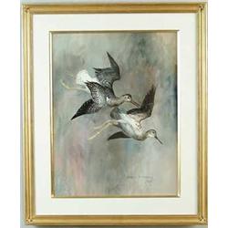 ARTHUR D FULLER (American, 1889-1966) YELLOWLEGS IN DECENT