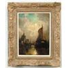 Image 1 : GEORGE HERBERT MCCORD (American, 1848-1909) “MOONLIGHT AMSTERDAM HOLLAND”