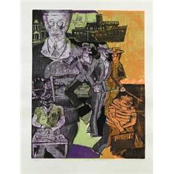 WARRINGTON COLESCOTT (American, 1921-) “DEATH IN VENICE”