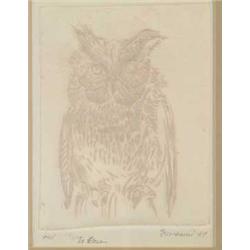 DOROTHEA SCHWARCZ GREENBAUM (American, 1893-1986) OWL