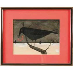DORIS EMRICK LEE (American, 1905-1983) THE RAVEN