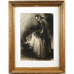UNSIGNED (American, 20th Century) GLAMOUR GIRL