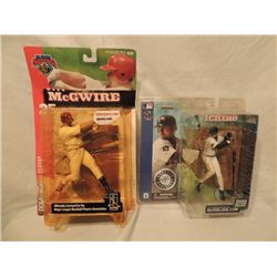 2 MCFARLANE FIGURES MCGWIRE ICHIRO