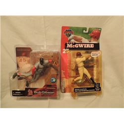 2 MCFARLANE FIGURES MCGWIRE GIBSON