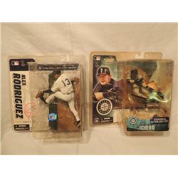 2 MCFARLANE FIGURES RODRIGUEZ ICHIRO