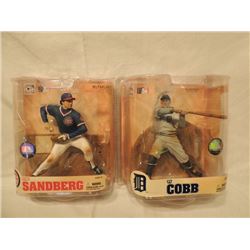 2 MCFARLANE FIGURES COBB SANDBERG