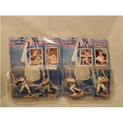 2 STARTING LINEUP DOUBLES MANTLE MARIS MCGWIRE