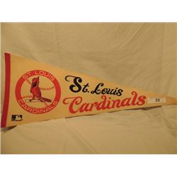 VINTAGE ST LOUIS CARDINALS BASEBALL PENNANT