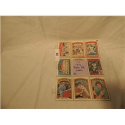 17 1972 TOPPS BASEBALL CARDS AS SHOWN