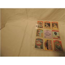 17 1972 TOPPS BASEBALL CARDS AS SHOWN
