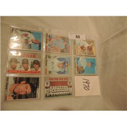8 1970 TOPPS BASEBALL CARDS AS SHOWN