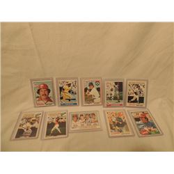 10 1977 1978 1979 TOPPS BASEBALL CARDS AS SHOWN