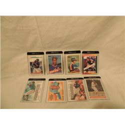 8 BASEBALL CARD LOT ALL ROOKIES!!!  AS SHOWN