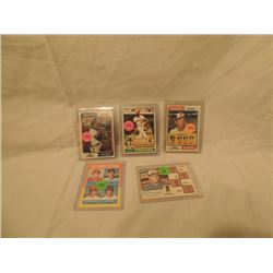 5 VINTAGE 1970'S TOPPS BASEBALL CARDS AS SHOWN