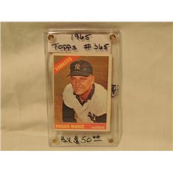 1965 TOPPS #365 ROGER MARIS BASEBALL CARD
