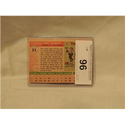 1955 TOPPS #21 ALEX GRAMMAS BASEBALL CARD
