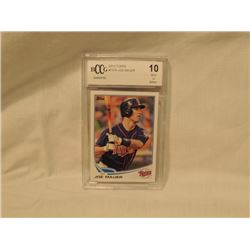 2013 TOPPS JOE MAUER BECKETT GRADED BASEBALL CARD