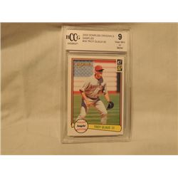 2002 DONRUSS TROY GLAUS BECKETT GRADED CARD