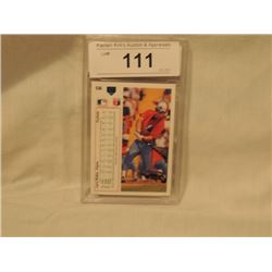 1991 UPPER DECK LARRY WALKER BECKETT GRADED CARD