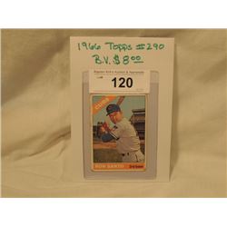 1966 TOPPS #290 RON SANTO BASEBALL CARD