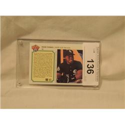 1992 UPPER DECK FRANK THOMAS BASEBALL CARD