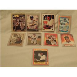 9 FRANK THOMAS BASEBALL CARDS MIXED YEARS