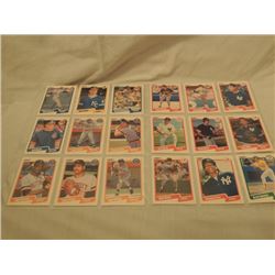 132 1990 FLEER BASEBALL CARD SET AS SHOWN