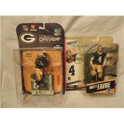 2 MCFARLANE FIGURES DRIVER FAVRE NIB