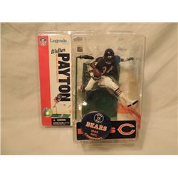 MCFARLANE FIGURE WALTER PAYTON & PINBACK NIB