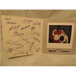 OFFICIAL BEARS PHOTO WITH AUTOGRAPHS