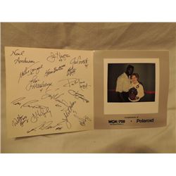 OFFICIAL BEARS PHOTO WITH AUTOGRAPHS