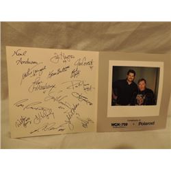 OFFICIAL BEARS PHOTO WITH AUTOGRAPHS