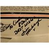 Image 1 : 1998 CHICAGO BEARS POSTER JIM HARBAUGH AUTOGRAPH