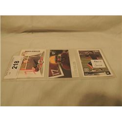 3 BROCK OSWEILER ROOKIE FOOTBALL CARDS