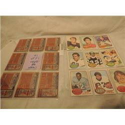 17 CARD LOT FOOTBALL SPORTS CARDS TOPPS 1976