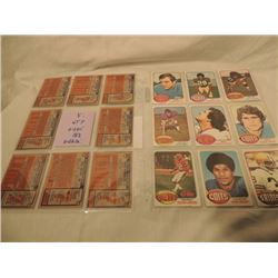 LOT 17 1976 TOPPS FOOTBALL SPORTS CARDS